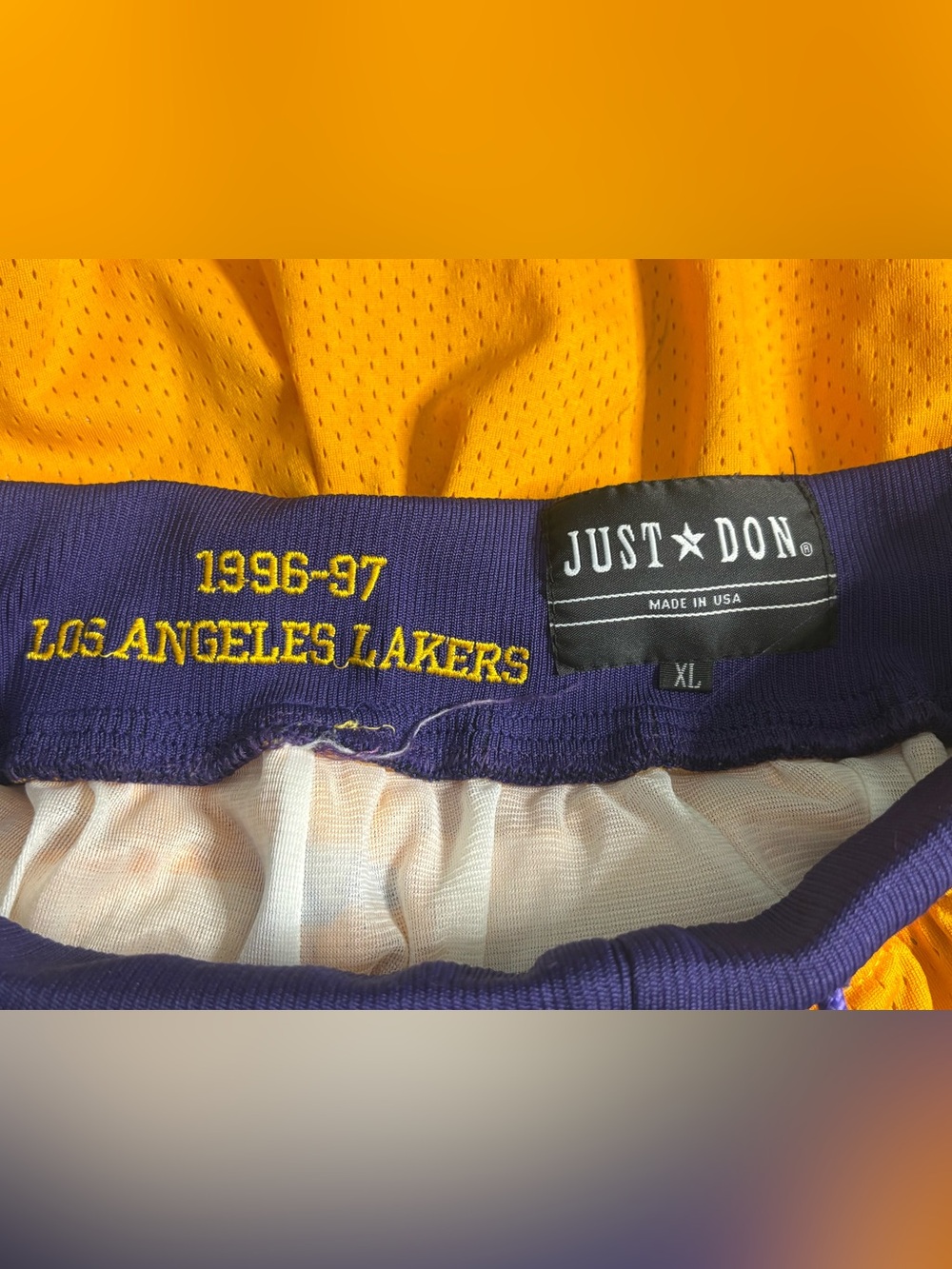Just Don Los Angeles Lakers Shorts - Picture 11 of 11